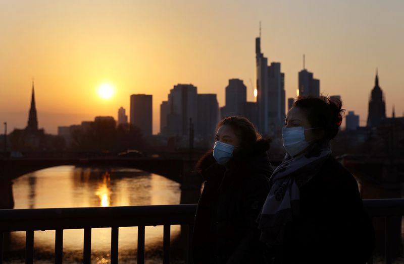 &copy; Reuters. Outbreak of the coronavirus disease (COVID-19) in Frankfurt