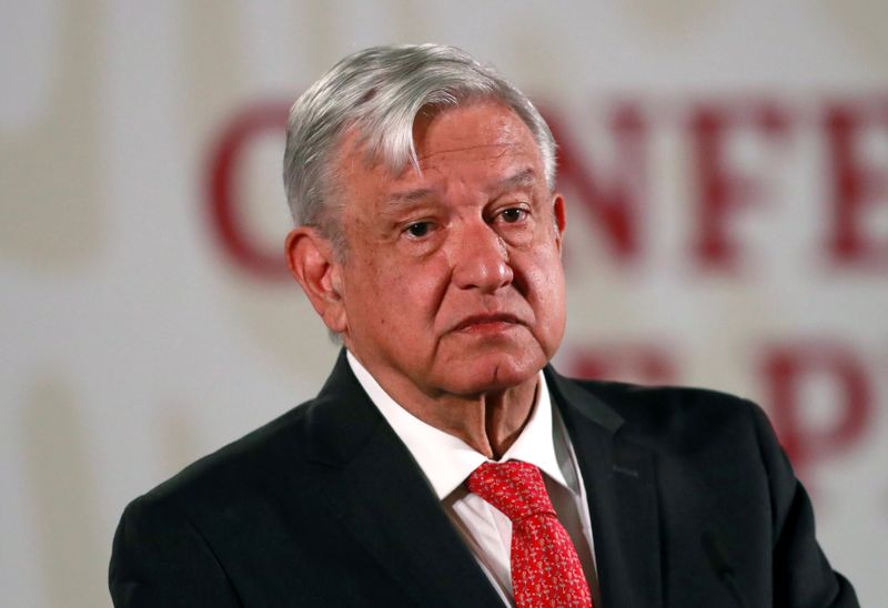 © Reuters. Mexico's President Obrador holds a news conference in Mexico City