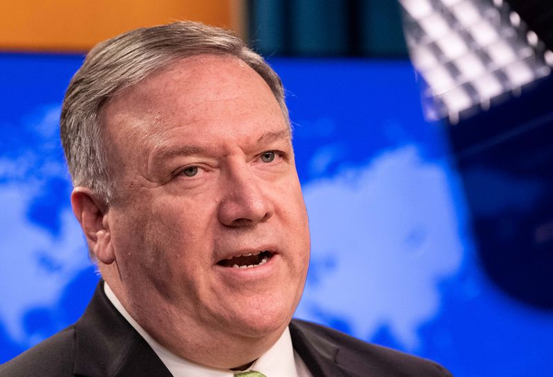 &copy; Reuters. Foto de srchivo: El secretario de Estado de Estados Unidos, Mike Pompeo, en Washington DC