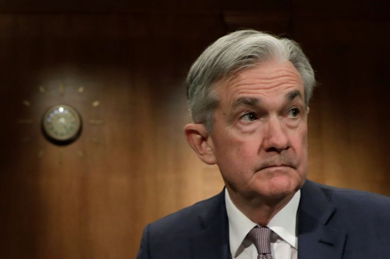 &copy; Reuters. Federal Reserve Chairman Jerome Powell testifies on Capitol Hill