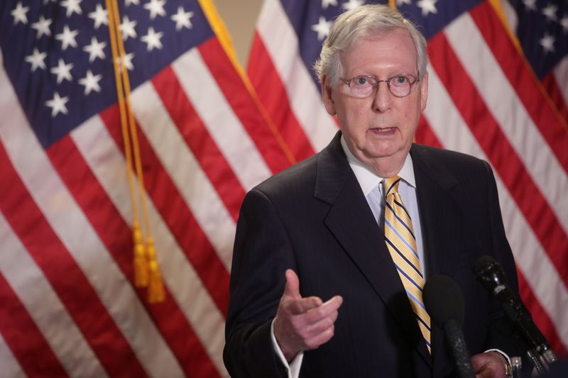 &copy; Reuters. Senate Republicans hold their weekly policy lunch on Capitol Hill in Washington