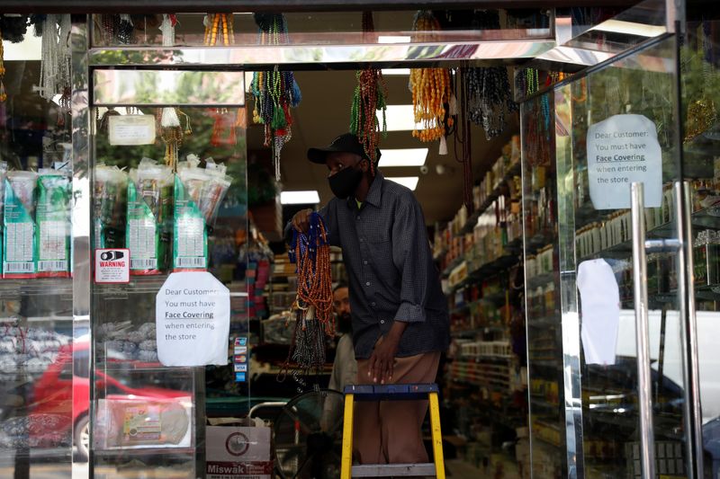 &copy; Reuters. Retail shops in Brooklyn as phase one reopening continues duing outbreak of the coronavirus disease (COVID-19) in New York