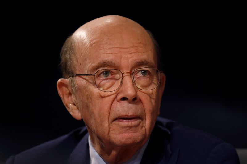 &copy; Reuters. U.S. Secretary of Commerce, Wilbur Ross, speaks during an interview in New York