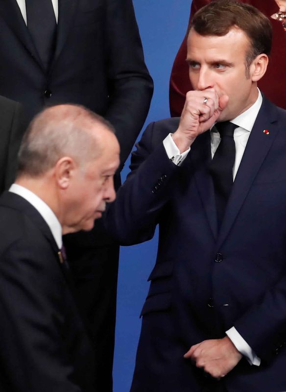 © Reuters. فرنسا تتهم تركيا بارتكاب أعمال عدائية لوقف تفعيل حظر السلاح على ليبيا