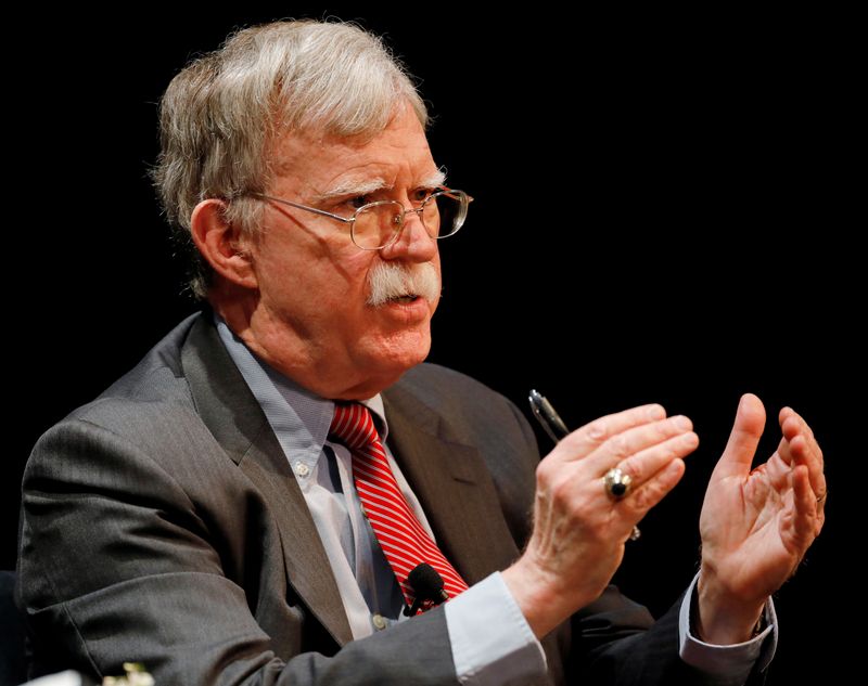 &copy; Reuters. FILE PHOTO: Former national security advisor John Bolton in Durham, North Carolina