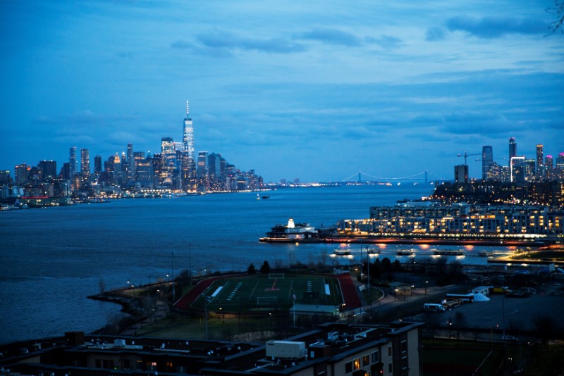 &copy; Reuters. Outbreak of the coronavirus disease (COVID-19) in New York