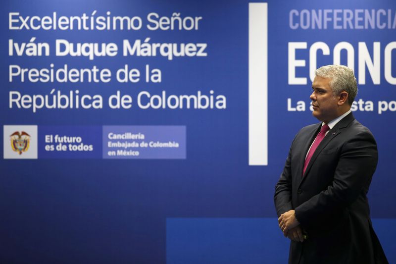 &copy; Reuters. Presidente da Colômbia, Iván Duque