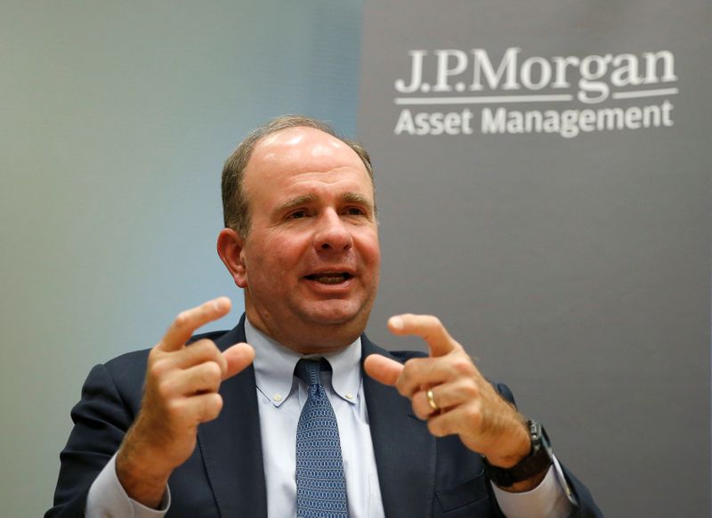 &copy; Reuters. JP Morgan Asset Management CIO Michele speaks during an interview with Reuters at the company&apos;s Tokyo office in Tokyo