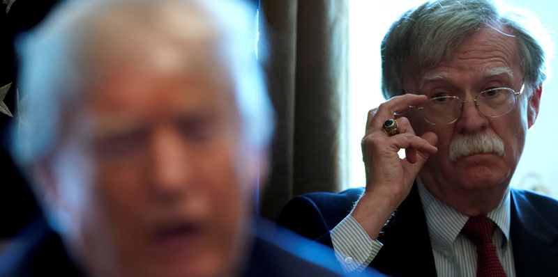 © Reuters. قاض أمريكي يرفض طلب إدارة ترامب منع نشر كتاب بولتون