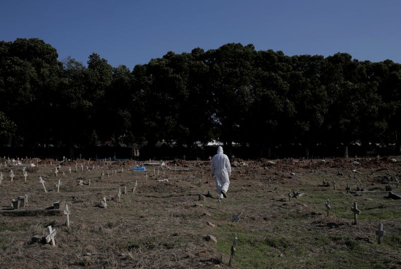 &copy; Reuters. Outbreak of the coronavirus disease (COVID-19), in Rio de Janeiro