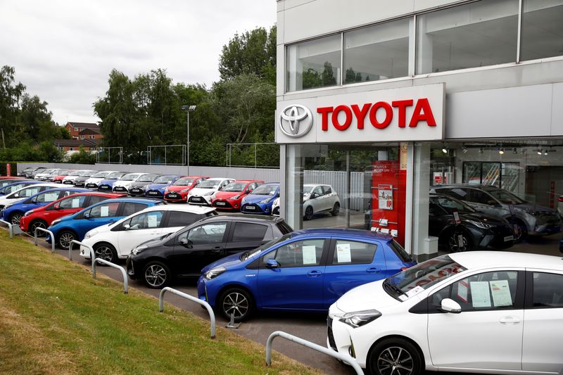 Toyota sees July vehicle output down 10% on initial plan