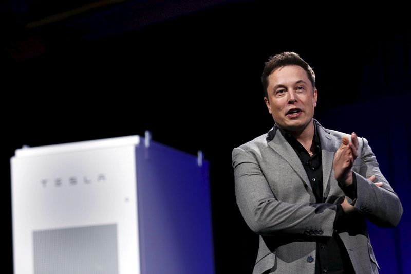 © Reuters. Presidente a Tesla, Elon Musk