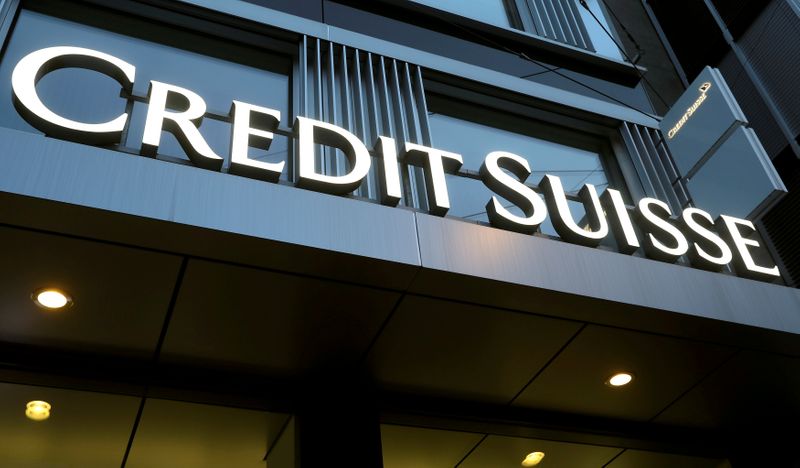 &copy; Reuters. FILE PHOTO: Logo of Swiss bank Credit Suisse is seen in Winterthur