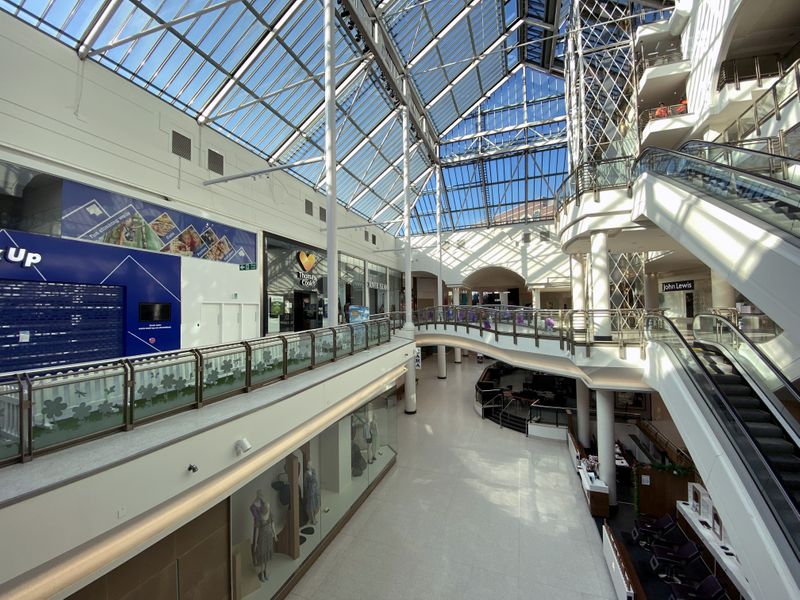 &copy; Reuters. Deserted Intu Shopping Center is seen in Watford