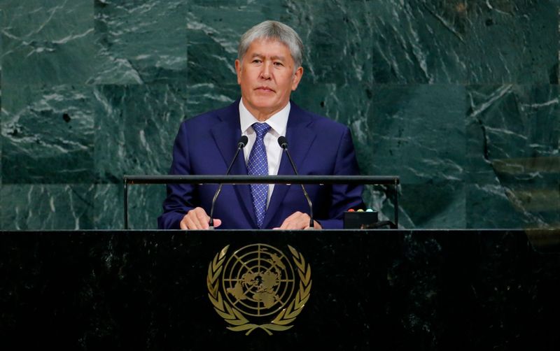 &copy; Reuters. محكمة في قرغيزستان تحكم بسجن رئيس البلاد السابق أتامباييف 11 عاما