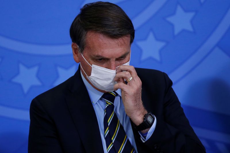 &copy; Reuters. Presidente Jair Bolsonaro em Brasília