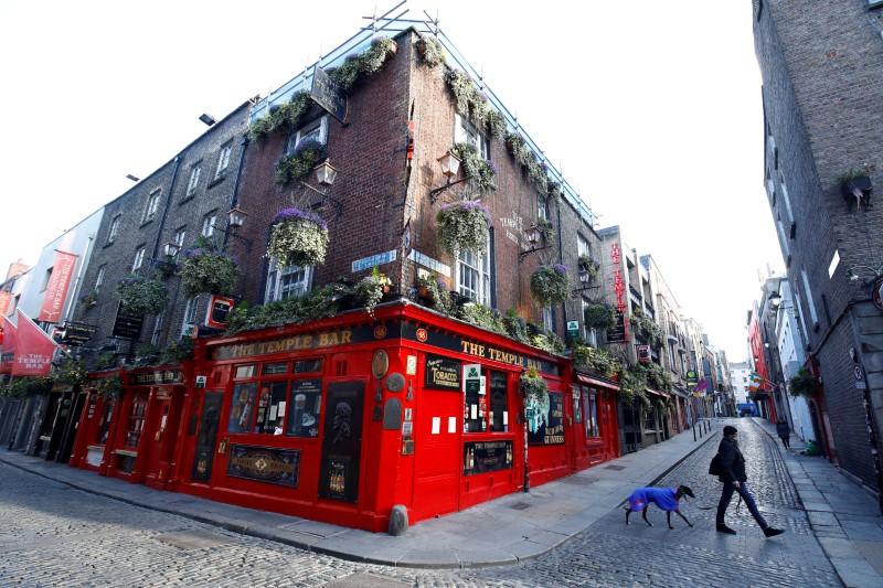 &copy; Reuters. FILE PHOTO: The spread of the coronavirus disease (COVID-19) in Dublin