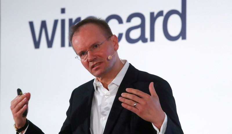 &copy; Reuters. FILE PHOTO: Braun of Wirecard AG attends the company&apos;s annual news conference in Aschheim