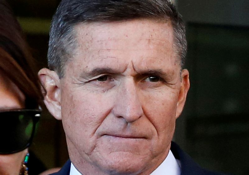 &copy; Reuters. FILE PHOTO: Former U.S. national security adviser Flynn departs U.S. District Court in Washington