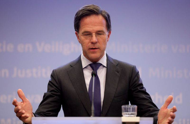 &copy; Reuters. رئيس الوزراء الهولندي: السماح لعدد محدود بحضور المباريات بعد الصيف