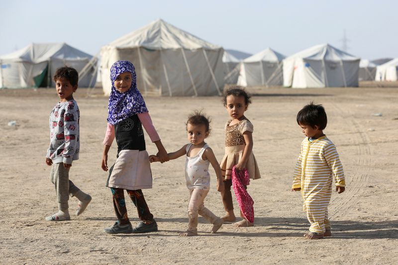© Reuters. يونيسف: مزيد من أطفال اليمن يواجهون سوء التغذية في ظل نقص المساعدات