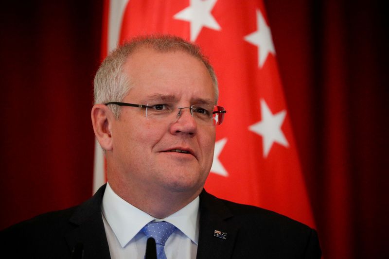 &copy; Reuters. رئيس وزراء أستراليا: سنلتزم بخطط تخفيف الحظر