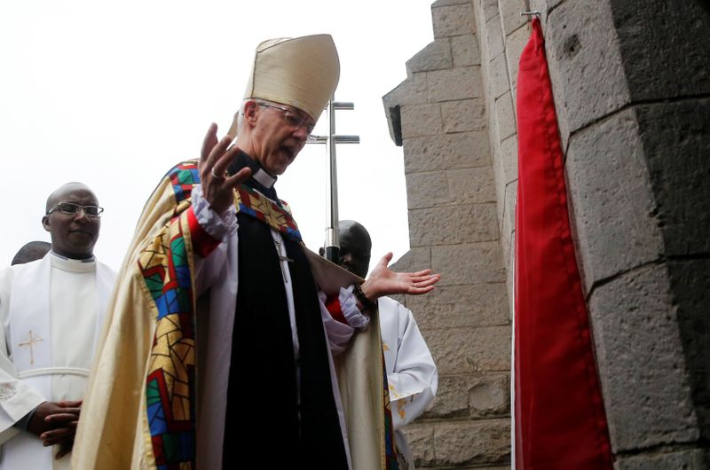 &copy; Reuters. Arcebispo da Cantuária, Justin Welby, em visita ao Quênia