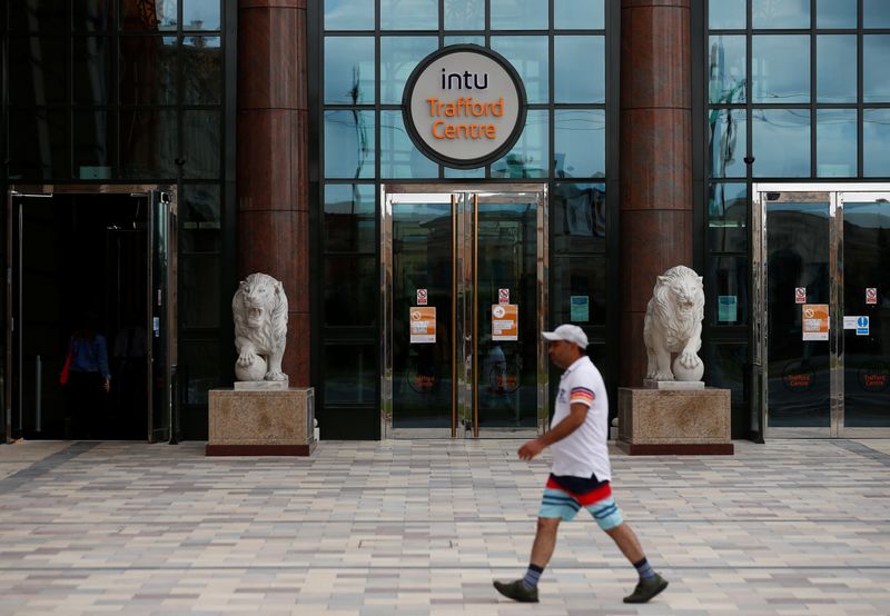 &copy; Reuters. General view of the Intu Trafford Centre, as Intu eyes possible administration in fight for debt standstill