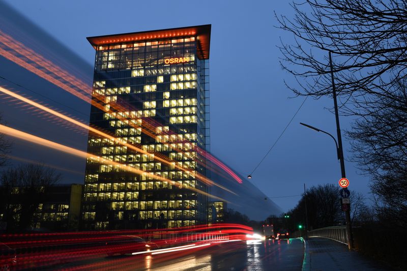 &copy; Reuters. General view of the headquarters of German lighting manufacturer Osram in Munich