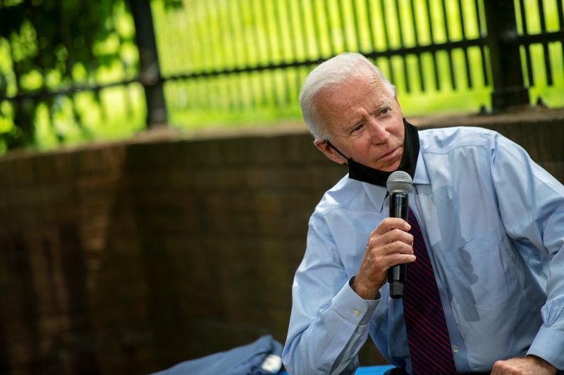 &copy; Reuters. U.S. Democratic presidential candidate Joe Biden holds campaign event in Lancaster, Pennsylvania