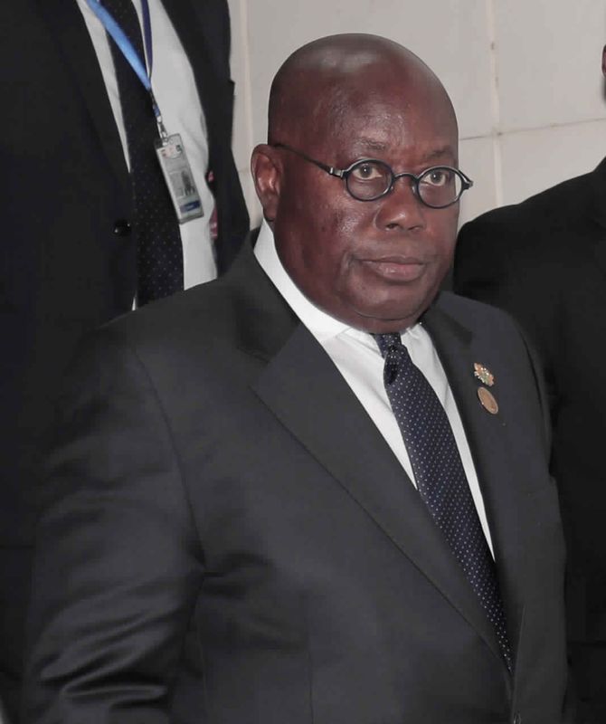 © Reuters. الحزب الحاكم في غانا يرشح رئيس البلاد للانتخابات الرئاسية في مواجهة ماهاما