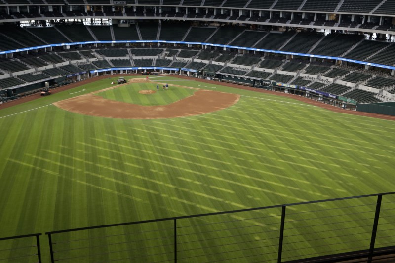 &copy; Reuters. MLB: Texas Rangers-Globe Life Field Tours