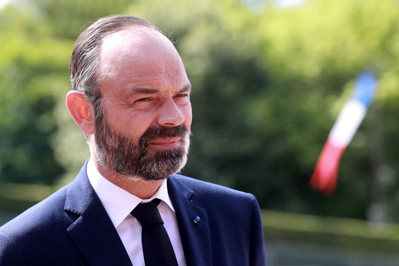 &copy; Reuters. FRANCE: PHILIPPE ÉLU AU HAVRE, SON SORT ENTRE LES MAINS DE MACRON