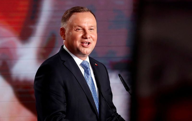 &copy; Reuters. نتائج أولية: تقدم رئيس بولندا في الجولة الأولى لانتخابات الرئاسة