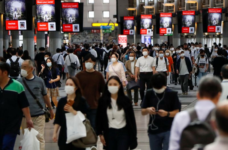 &copy; Reuters. 新型コロナ、東京都内で新たに58人の感染確認＝報道