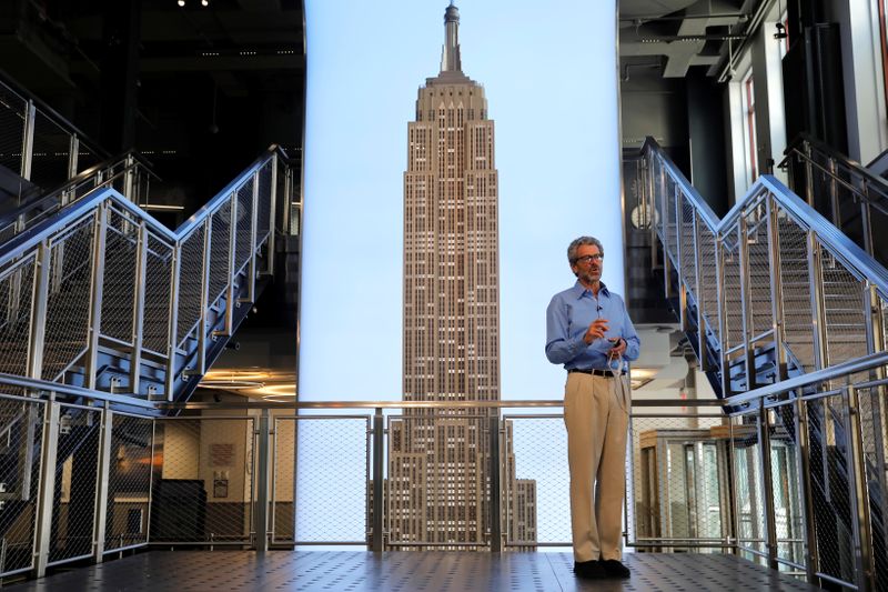 &copy; Reuters. CEO de Empire State Realty Trust Inc. Anthony E. Malkin, durante una entrevista con Reuters en el Empire State Building en el centro de Manhattan, EEUU