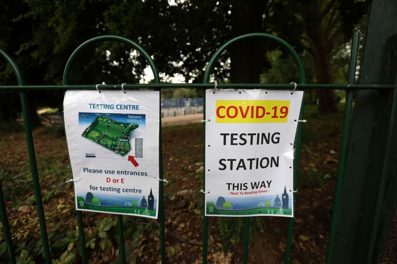 &copy; Reuters. FILE PHOTO:  The coronavirus disease (COVID-19) outbreak, in Leicester