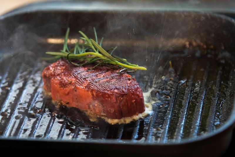 &copy; Reuters. Coming soon to a 3D printer near you: Plant-based steaks