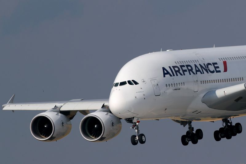 &copy; Reuters. Air France Airbus A380 retirement flight near Paris