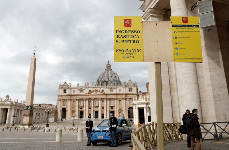 &copy; Reuters. The coronavirus disease (COVID-19) outbreak, in Vatican