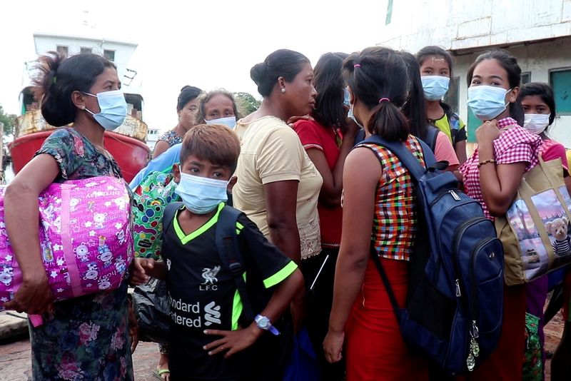 &copy; Reuters. الأمم المتحدة: فرار ما يصل إلى 10 آلاف شخص من عمليات الجيش في ميانمار