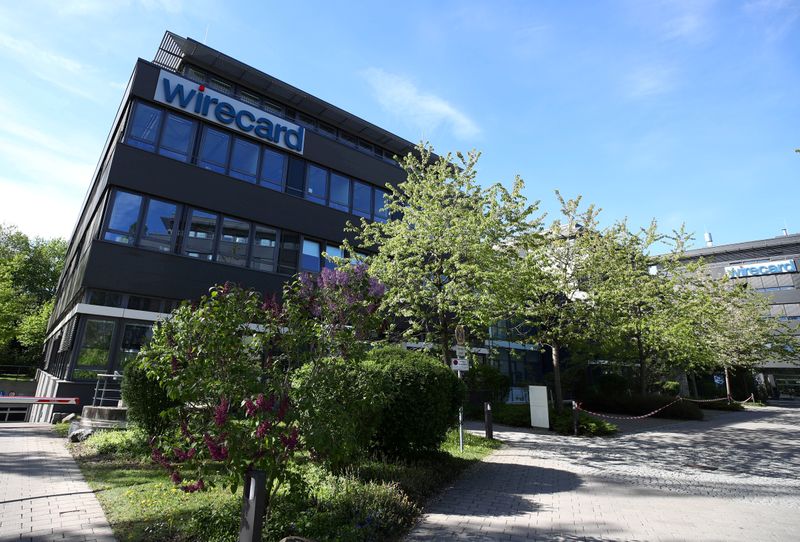 &copy; Reuters. FILE PHOTO: The headquarters of Wirecard AG is seen in Aschheim near Munich