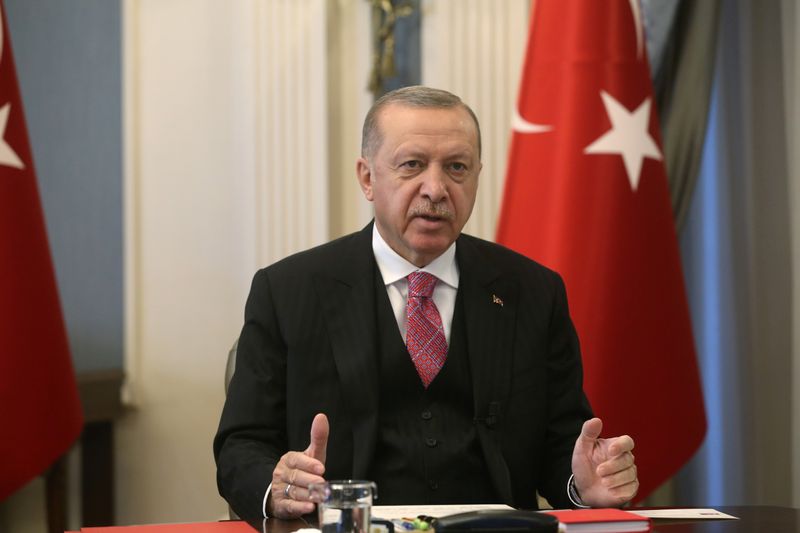 &copy; Reuters. أردوغان: تركيا عازمة على التحكم في منصات التواصل الاجتماعي
