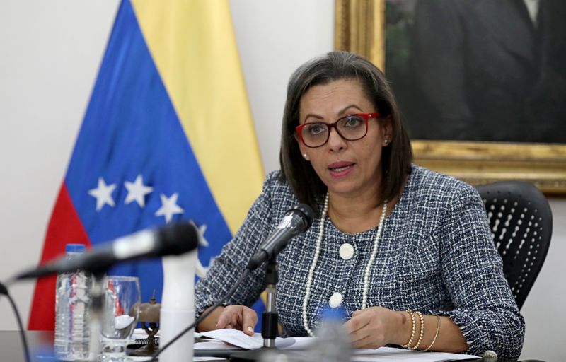 &copy; Reuters. FOTO DE ARCHIVO: Indira Alfonzo, presidenta del Consejo Nacional Electoral de Venezuela