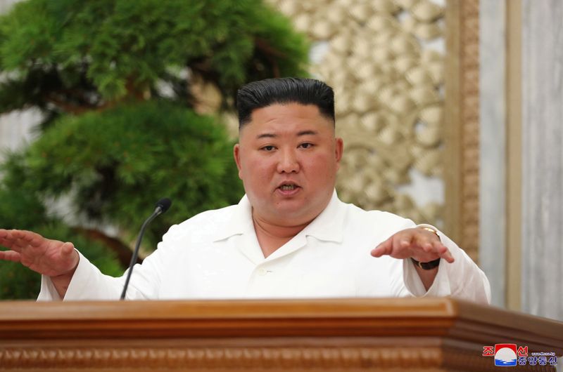 &copy; Reuters. 北朝鮮、新型コロナウイルスの侵入防いだ─金委員長＝ＫＣＮＡ