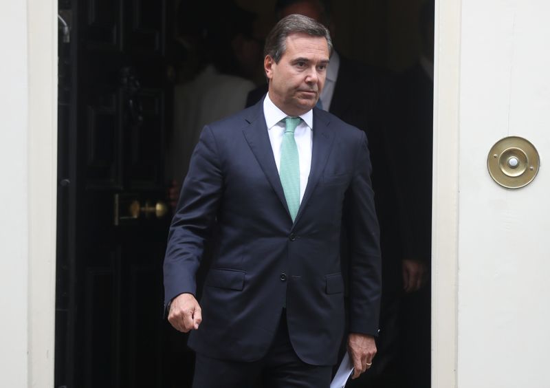 &copy; Reuters. FILE PHOTO: Antonio Horta-Osorio CEO of Lloyds Banking Group leaves Downing Street in London