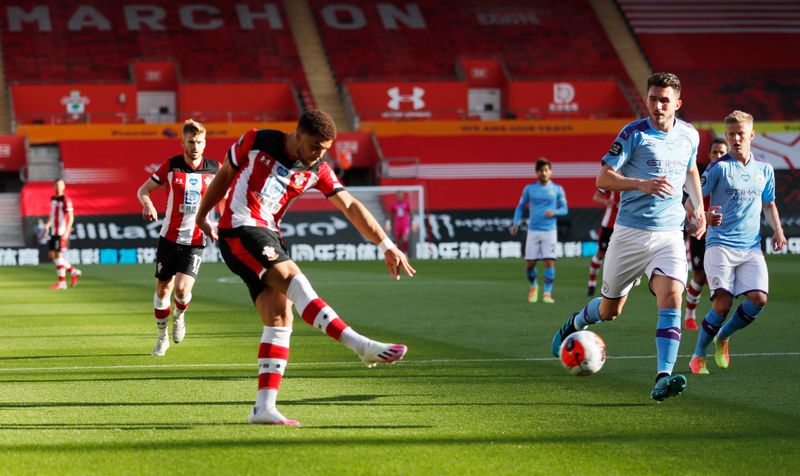 &copy; Reuters. Premier League - Southampton v Manchester City