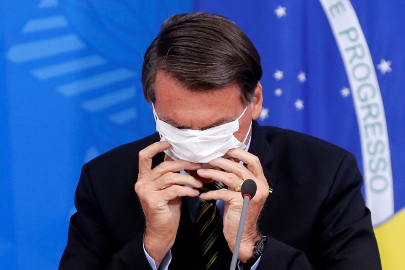 &copy; Reuters. Presidente Jair Bolsonaro em Brasília