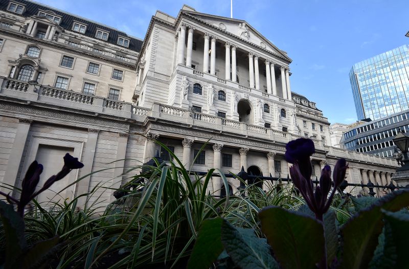 &copy; Reuters. The Bank of England is seen in the City of  London