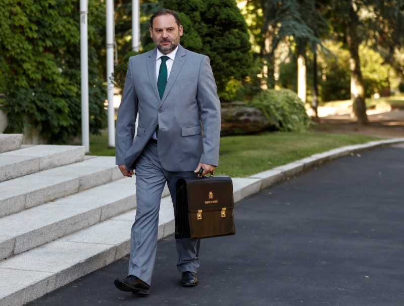 &copy; Reuters. FOTO DE ARCHIVO: El ministro de Transporte de España, José Luis Abalos, en Madrid